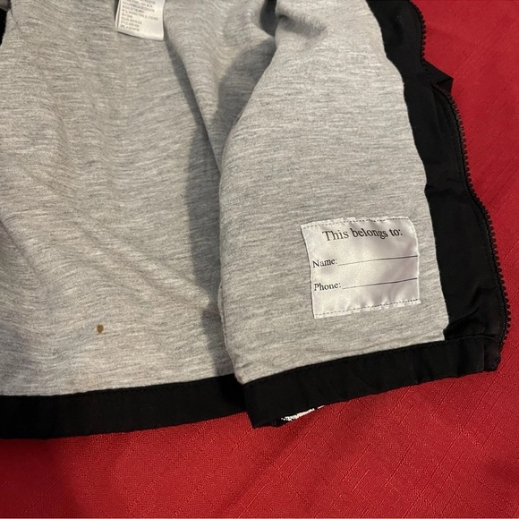 Vintage~Y2K Outbreak Kids Soccer Theme Hooded Jacket Size 12months - Picture 6 of 6